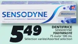 IGA SENSODYNE TOOTHPASTE offer