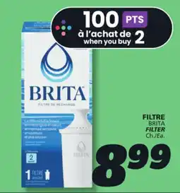 IGA BRITA FILTER offer