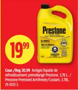 Canadian Tire Prestone Premixed Antifreeze/Coolant, 3.78L offer