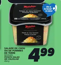 IGA MOISHES POTATO SALAD OR COLESLAW offer