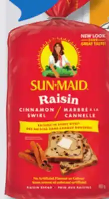 IGA SUN-MAID RAISIN BREAD offer