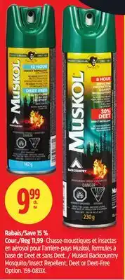 Canadian Tire Muskol Backcountry Mosquito/Insect Repellent, Deet or Deet-Free Option offer