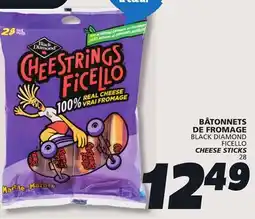IGA BLACK DIAMOND FICELLO CHEESE STICKS offer