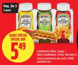 Canadian Tire Heinz Condiments offer