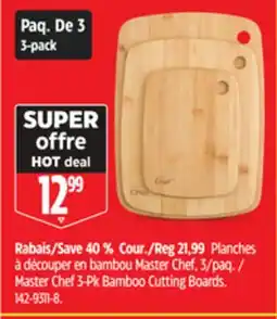 Canadian Tire Master Chef 3-Pk Bamboo Cutting Boards offer