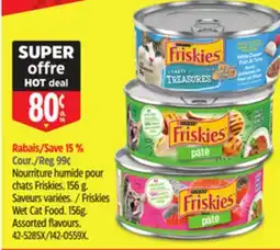 Canadian Tire Purina Friskies Wet Cat Food. 156g. Assorted flavours offer