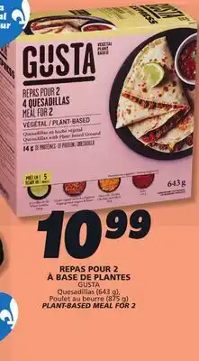 IGA PLANT-BASED MEAL FOR 2 offer
