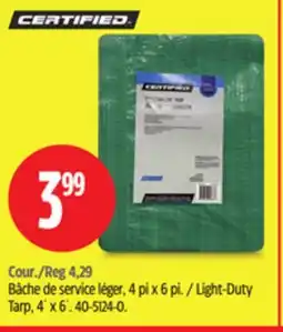 Canadian Tire Certified Light-Duty Tarp offer