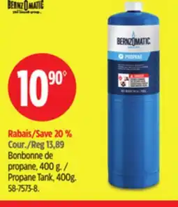 Canadian Tire Propane Tank, 400g offer