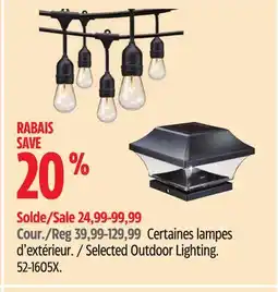 Canadian Tire Noma Selected Outdoor Lighting offer