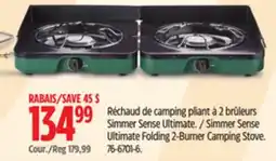 Canadian Tire Simmer Sense Ultimate Folding 2-Burner Camping Stove offer