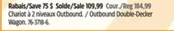 Canadian Tire Outbound Double-Decker Wagon offer