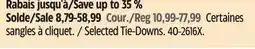 Canadian Tire MotoMaster Selected Tie-Downs offer