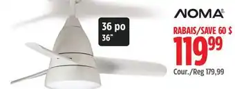 Canadian Tire Noma Morgan Ceiling Fan with Remote offer