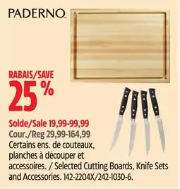 Canadian Tire Selected Cutting Boards, Knife Sets and Accessories offer