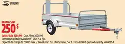 Canadian Tire Stirling Galvalume Plus Utility Trailer, 5 x 7´ offer