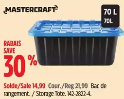 Canadian Tire Mastercraft Storage Tote offer