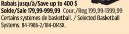 Canadian Tire Matrix Selected Basketball Systems offer