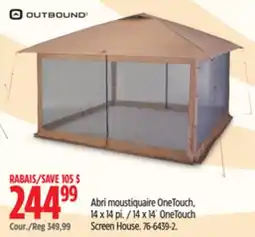 Canadian Tire Outbound 14 x 14´ OneTouch Screen House offer