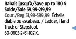 Canadian Tire Ladder, Hand Truck or Stepstool offer