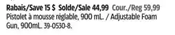 Canadian Tire Simoniz Adjustable Foam Gun offer