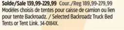 Canadian Tire Napier Selected Backroadz Truck Bed Tents or Tent Link offer