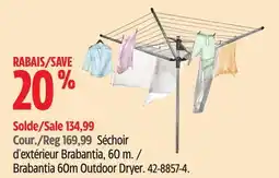 Canadian Tire Brabantia 60m Outdoor Dryer offer