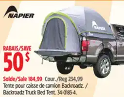 Canadian Tire NAPIER Backroadz Truck Bed Tent offer