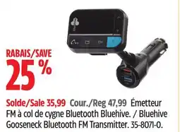 Canadian Tire Bluehive Gooseneck Bluetooth FM Transmitter offer
