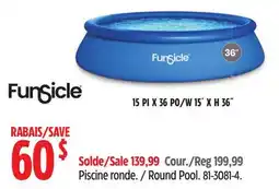 Canadian Tire Funsicle Round Pool offer