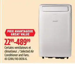 Canadian Tire NOMA Selected Air Conditioner and Fan offer