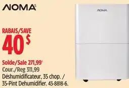 Canadian Tire NOMA 35-Pint Dehumidifier offer