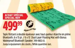 Canadian Tire Polar Bear 6 x 15´ Dual Layer Floating Mat with Bonus Waterproof Bluetooth Speaker offer