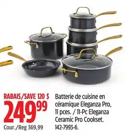 Canadian Tire Lagostina 11-Pc Eleganza Ceramic Pro Cookset offer