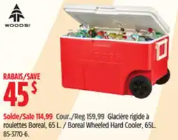 Canadian Tire Woods Boreal Wheeled Hard Cooler offer