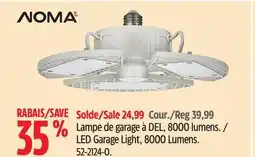 Canadian Tire NOMA LED Garage Light, 8000 Lumen offer