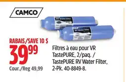 Canadian Tire Camco TastePURE RV Water Filter offer