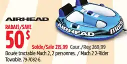 Canadian Tire Airhead Mach 2 2-Rider Towable offer