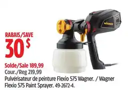 Canadian Tire Wagner Flexio 575 Paint Sprayer offer