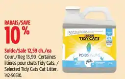 Canadian Tire Purina Selected Tidy Cats Cat Litter offer