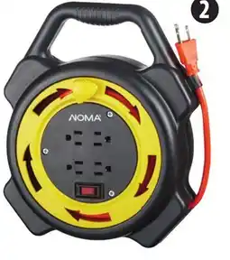 Canadian Tire Noma 25´ Cord and 4-Outlet Caddy offer