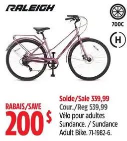 Canadian Tire Sundance Adult Bike offer