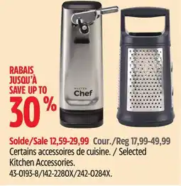Canadian Tire Selected Kitchen Accessories offer