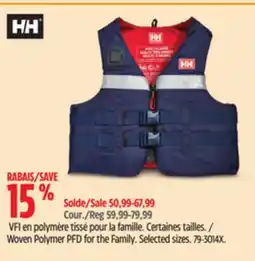 Canadian Tire Woven Polymer PFD for the Family offer