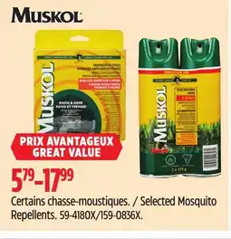 Canadian Tire Muskol Selected Mosquito Repellents offer