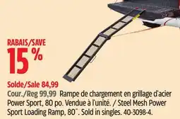 Canadian Tire Steel Mesh Power Sport Loading Ramp, 80˝ offer