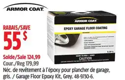 Canadian Tire Armor Coat Garage Floor Epoxy Kit, Grey offer