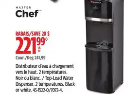 Canadian Tire MASTER Chef Top-Load Water Dispenser offer