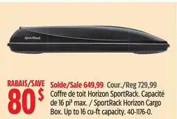 Canadian Tire SportRack Horizon Cargo Box offer