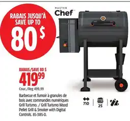 Canadian Tire Master Chef Grill Turismo Wood Pellet Grill & Smoker with Digital Control offer